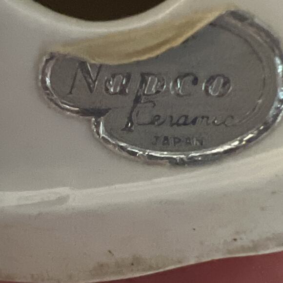 Napco Angel With Dove Bird Present Toy Ceramic Figurine 4” Japan READ - Picture 12 of 16